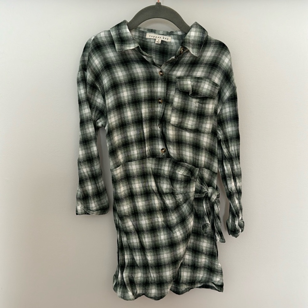 Copper Key wrap dress